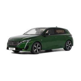 Peugeot 308 GT olívazöld 2022 modellautó 1:18