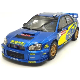 Subaru Impreza S9 WRC P.Solberg Wales Rallye 2003 kék modellautó 1:12