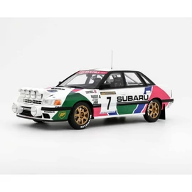 Subaru Legacy Rs GR.A #7 Rally Sweden C.McRae fehér 1992 modellautó 1:18 