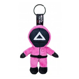 Netflix - Squid Game Nyerd meg az életed katona - háromszög plüsskulcstartó 13 cm