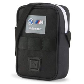 Puma BMW M Motorsport uniszex kicsi válltáska, fekete-fehér-piros-kék, S22