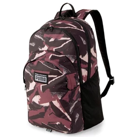 Puma Academy uniszex hátitáska 25L, S22, modern mintás, szilva-fekete