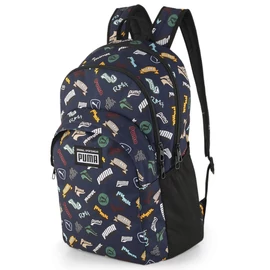 Puma Academy uniszex hátitáska 25L, S22, Puma logó mintás, peacoat-playful