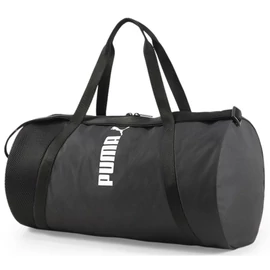 Puma AT ESS barrel bag uniszex sporttáska, fekete-fehér, S22