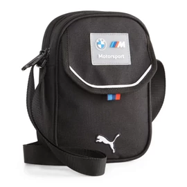 Puma BMW M Motorsport uniszex válltáska, fekete-fehér-piros-kék, S23