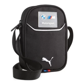 Puma BMW M Motorsport uniszex kicsi válltáska, fekete-fehér-piros-kék, S23