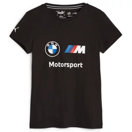Puma BMW M Motorsport ESS Logo női póló, fekete-fehér, S23