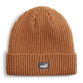 Puma uniszex Classic Cuff téli kötött sapka, caramel latte-sötétszürke-fehér, S24