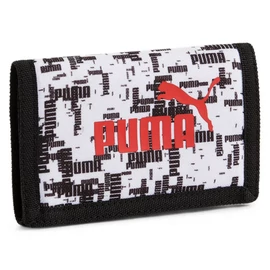 Puma Phase AOP uniszex tépőzáras pénztárca S24, fekete-fehér-piros