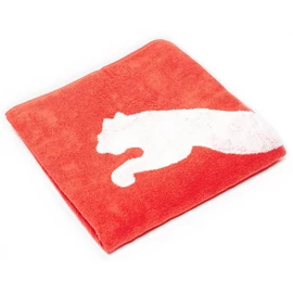 Puma TEAM S24 uniszex törölköző 70 x 140 cm, piros-fehér