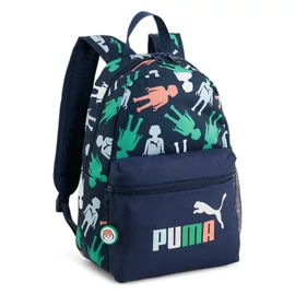 Puma Playmobil uniszex hátitáska 12L, matrózkék-fehér-zöld, S24