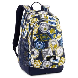 Puma Academy Soccer Badges AOP uniszex hátitáska 29L, kék-fehér-arany, S24