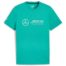 Puma Mercedes AMG Petronas ESS Logo férfi póló, zöldeskék-fehér, S24