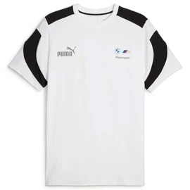 Puma BMW M Motorsport MT7 férfi póló, fehér-fekete, S24