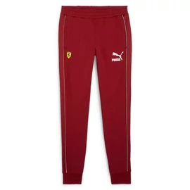Puma Ferrari Race Iconic T7 férfi melegítőnadrág, intense piros-sárga, S24