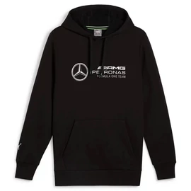 Puma Mercedes AMG Petronas ESS férfi kapucnis pulóver, fekete-fehér-zöld, S24