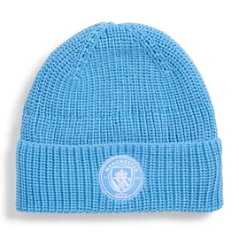 Puma Manchester City MCFC ESS uniszex téli kötött sapka, kék-fehér, S25