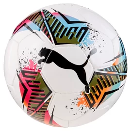 Puma Futsal 2HS focilabda, fehér-gránátrózsa-akvamarinkék, S25