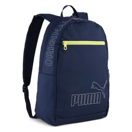 Puma Phase II Original Sportswear uniszex hátitáska 20L, matrózkék-sárga-fehér, S25