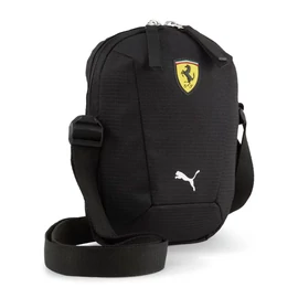 Puma Ferrari Race uniszex kicsi válltáska, fekete-fehér-sárga, S25