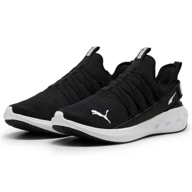 Puma Softride Carson Fresh uniszex futócipő, fekete-fehér, S25