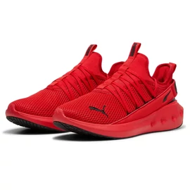 Puma Softride Carson Fresh uniszex futócipő, piros-fekete, S25