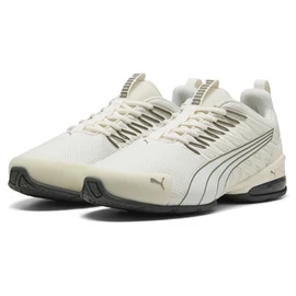 Puma Voltaic Evo uniszex futócipő, meleg fehér-bársonyos moha-fehér-szürke, S25