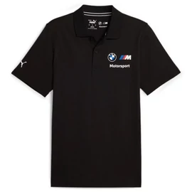 Puma BMW M Motorsport ESS férfi pólóing, fekete-kék-fehér-piros, S25