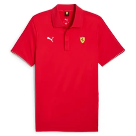 Puma Scuderia Ferrari Race Cloudspun férfi pólóing, piros-fekete-fehér, S25