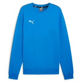 Puma teamGOAL Casuals Crew férfi pulóver, ignite kék-fehér, S25