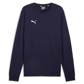 Puma teamGOAL Casuals Crew férfi pulóver, matrózkék-fehér, S25