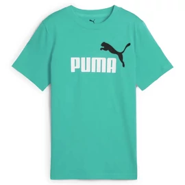 Puma ESS 2 Color No.1 Logo junior gyerek póló, aquatic türkiz-fehér-fekete, S25