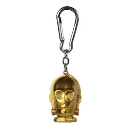 Star Wars C3P0 3D maszk kulcstartó