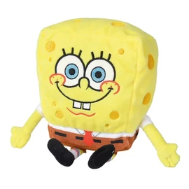 SpongyaBob Kockanadrág - SpongyaBob plüss 20 cm, sárga-barna