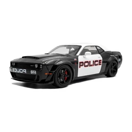 Dodge Challenger Demon Highway Police fekete/fehér 2023 modellautó 1:18