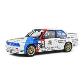 BMW E30 M3 #36 Soper fehér DTM Championship 1989 modell autó 1:18