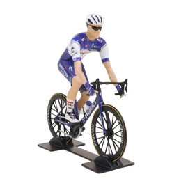 TDF Courreur Quick Step-Soudal"TDF 2023" kék/fehér/lila modell kerékpár 1:18