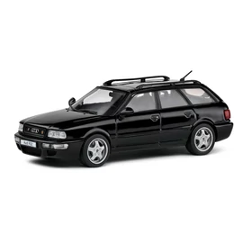 Audi Avant RS2 Powered by Porsche Brillant fekete 1995 modell autó 1:43