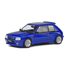 Peugeot 205 GTI Dimma Bodykit kék 1989 modell autó 1:43