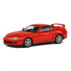 Toyota Supra MK.4 piros 2001 modell autó 1:43