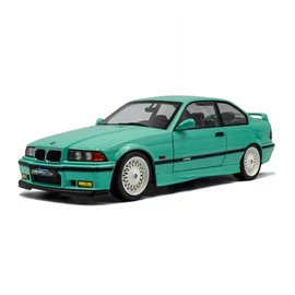 Bmw E36 Coupe M3 Solido Works Mint zöld 1991 modellautó 1:18