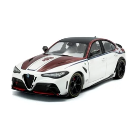 Alfa Romeo Giulia GTA-M Bianco I Rosso fehér 2023 modellautó 1:18