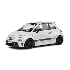 Fiat F595 Abarth Ghiaccio fehér 2022 modellautó 1:18