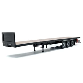Transport Trailer fekete/barna 2025 modell pótkocsi 1:24