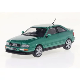Audi Coupé S2  2226 ccm 5cyl Turbo zöld 1994 modellautó 1:43