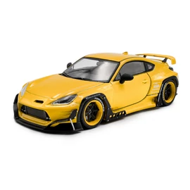 Pandem Toyota GR86 Rocket Bunny sárga 2022 modellautó 1:43