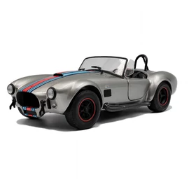 Shelby Cobra MK.2 427 Solido works M racing ezüst 1965 modellautó 1:18