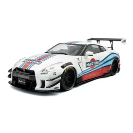 Nissan GT-R R35 W Liberty Walk body kit 2.0 fehér 2024 modellautó 1:18