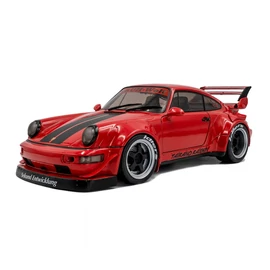 Porsche 911 964 RWB bodykit Taikano Kaishin piros 2024 modellautó 1:18