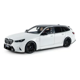 Bmw M5 Touring Alpine fehér 2025 modellautó 1:18